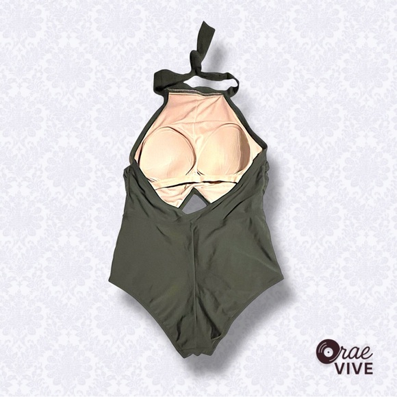 Kona Sol Women’s One Piece Swimsuit in Olive [L] - Picture 2 of 5